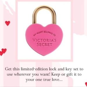 Victoria's Secret Limited Edition Heart Lock